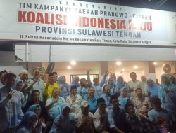 TKD Prabowo-Gibran Sulteng Gelar Syukuran, AKA: Ini Bukan Selebrasi Kemenangan